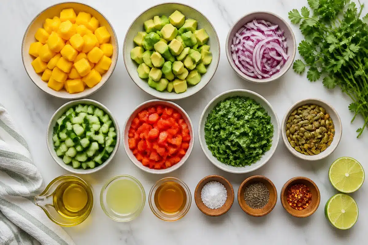 Easy & Refreshing Mango Avocado Salad for a Healthy Boost