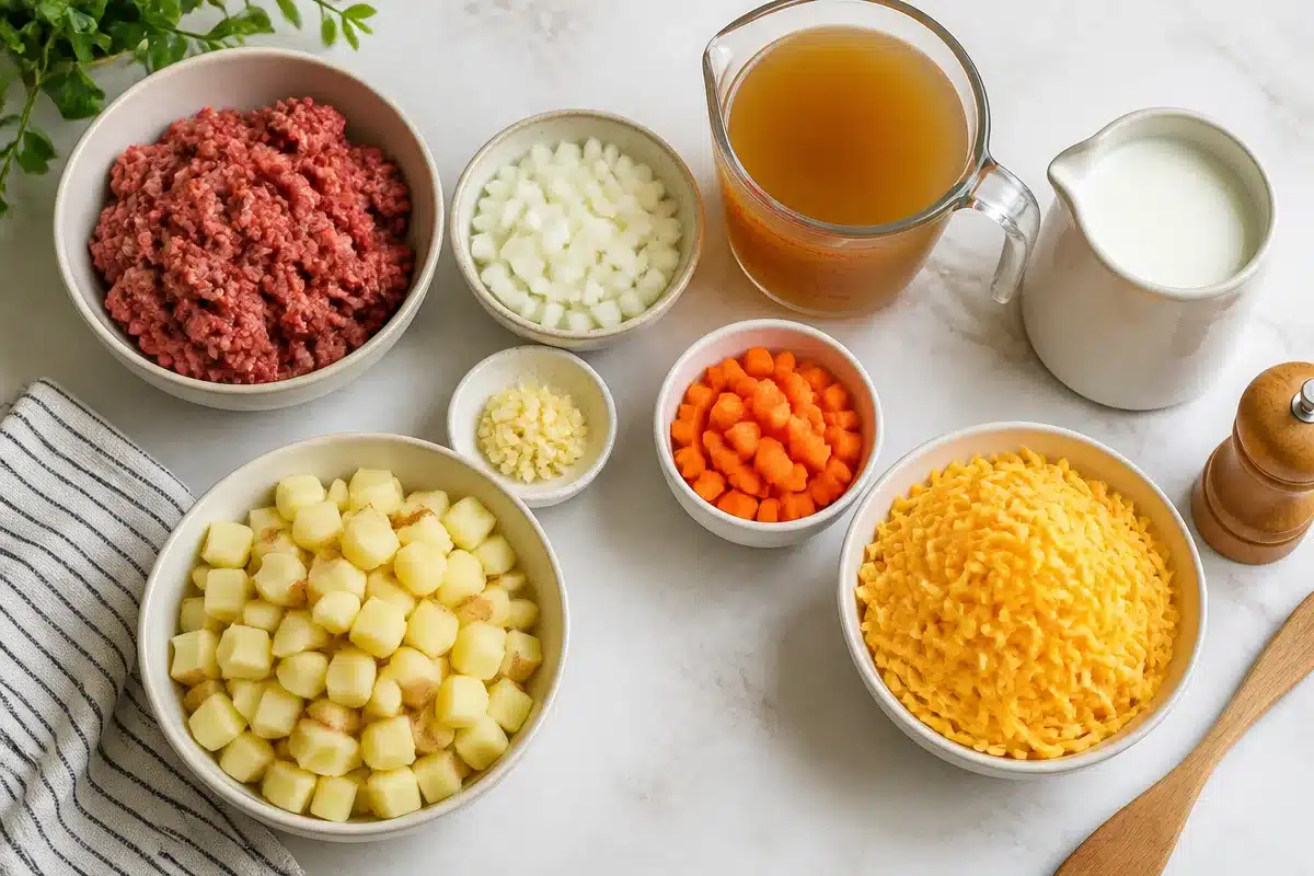 Cheeseburger Soup