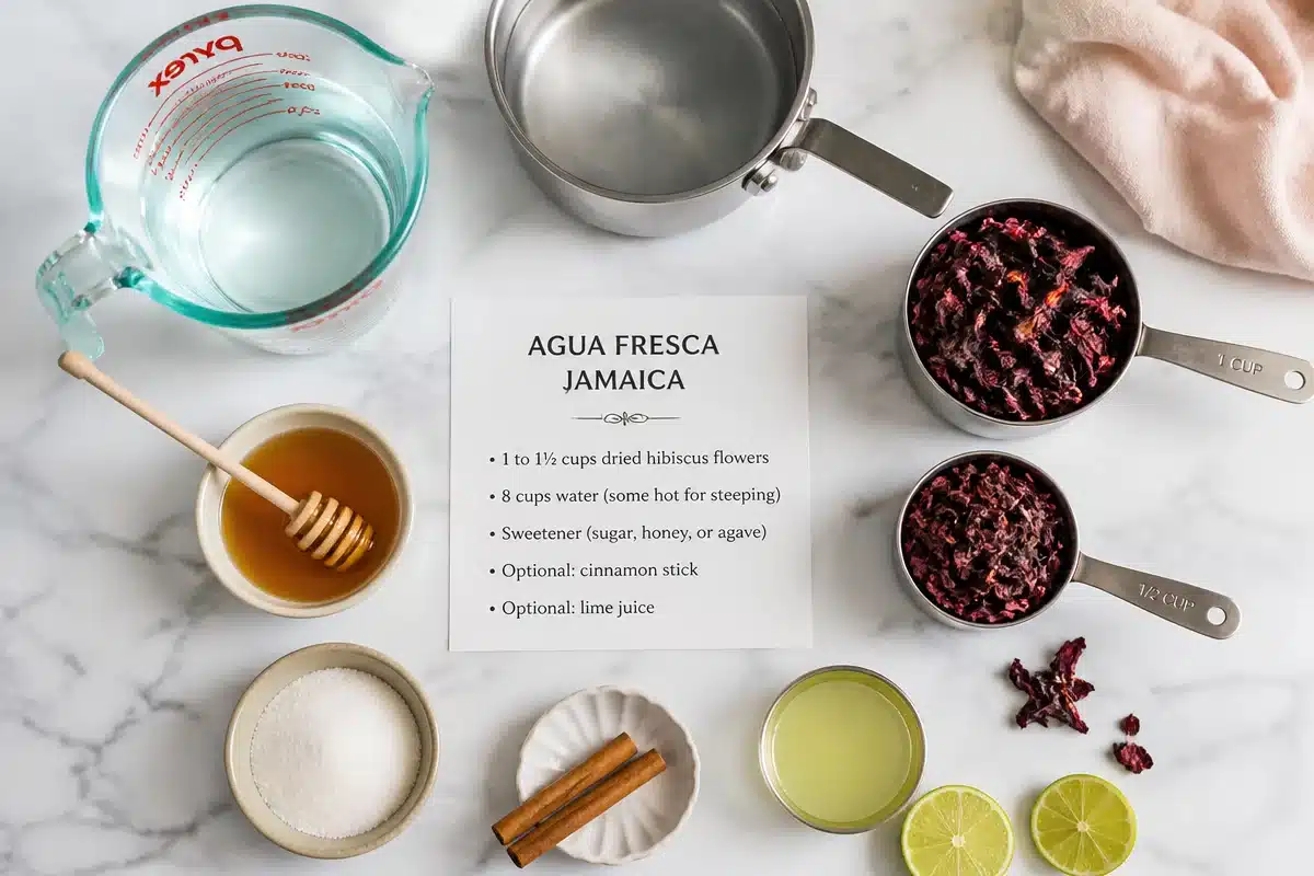 Refreshing Agua Fresca Jamaica: A Simple and Delicious Recipe