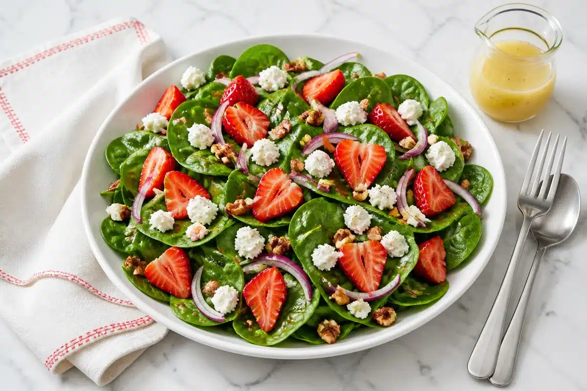 Strawberry Spinach Salad