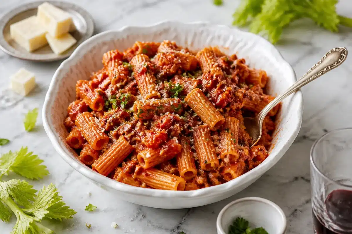 Rigatoni Bolognese