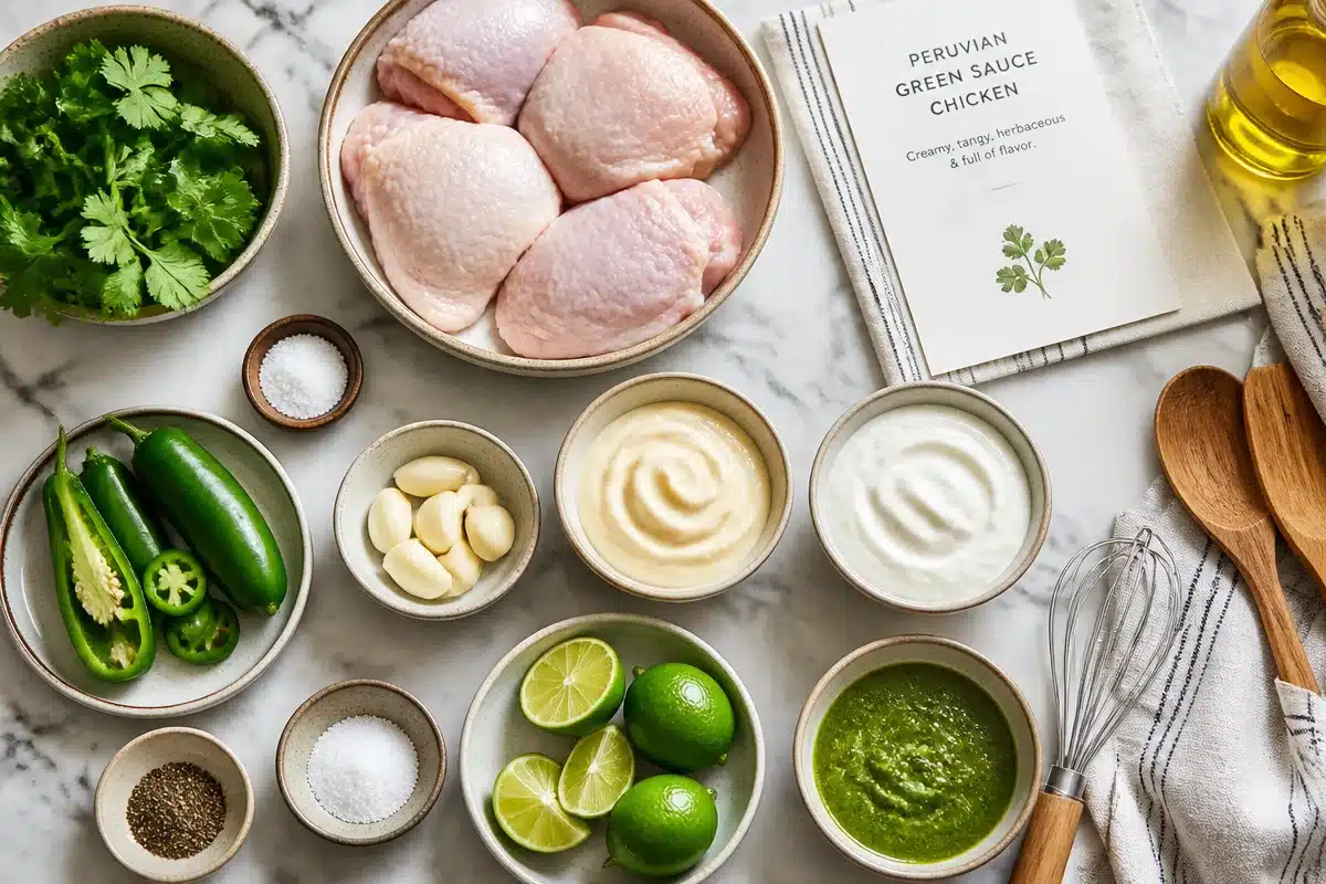 Peruvian Green Sauce Chicken