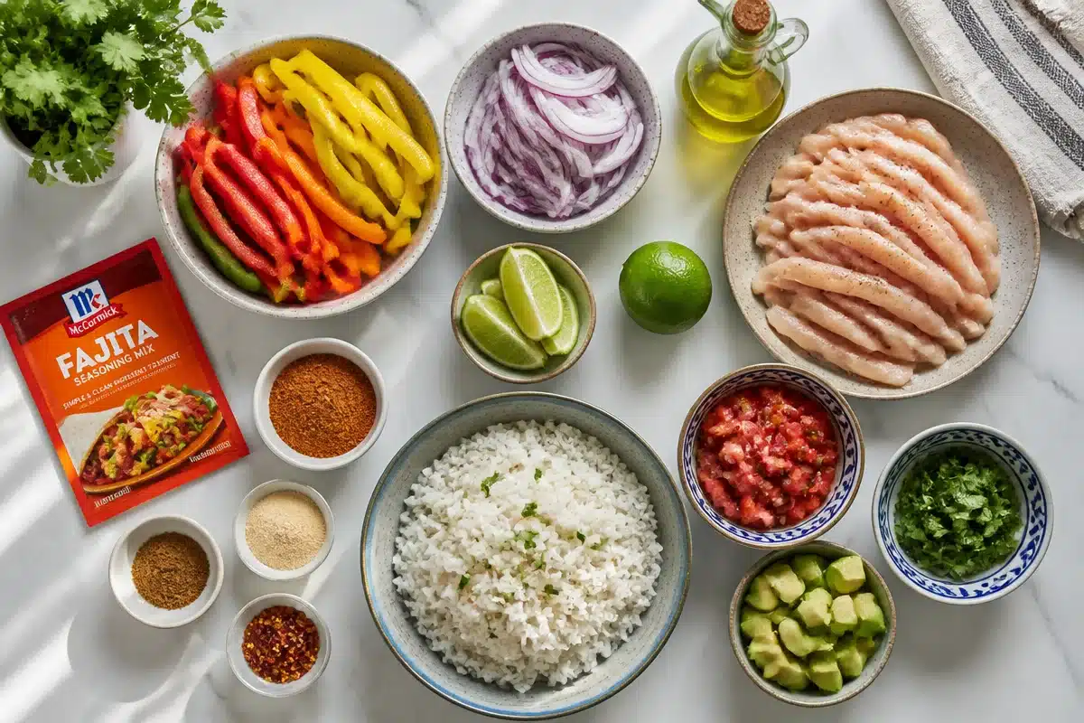 Savory Chicken Fajita Bowl for a Quick Dinner Delight