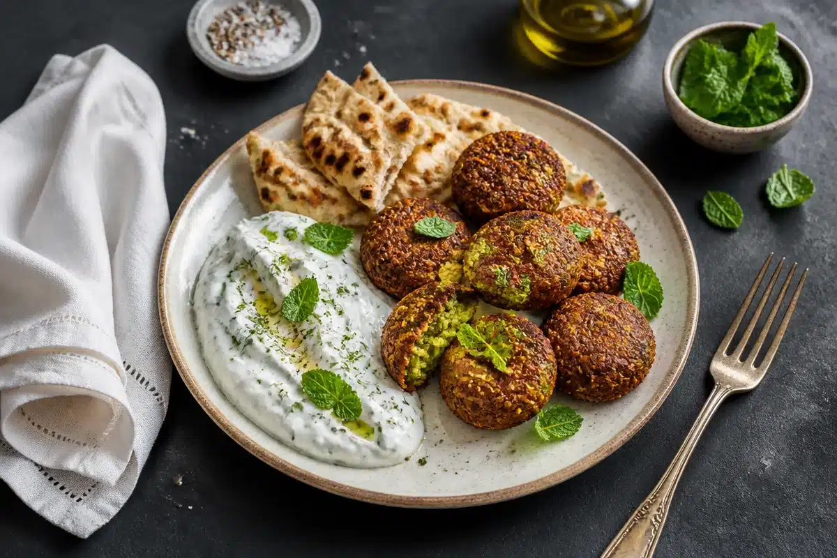 Falafel with Tzatziki