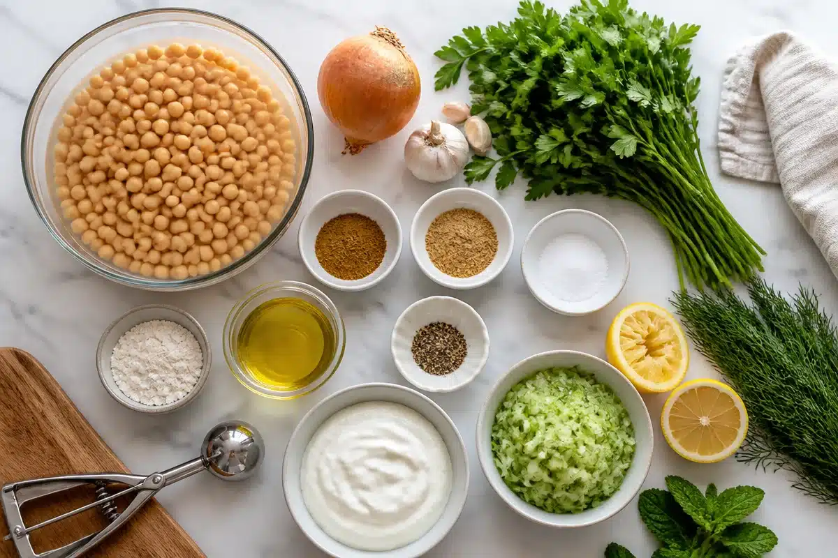 Savory Falafel with Tzatziki for a Flavorful Feast