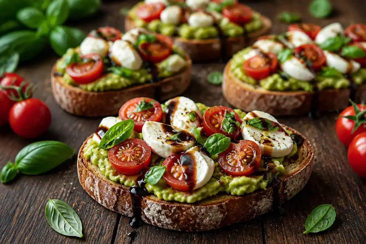 Caprese Avocado Toast