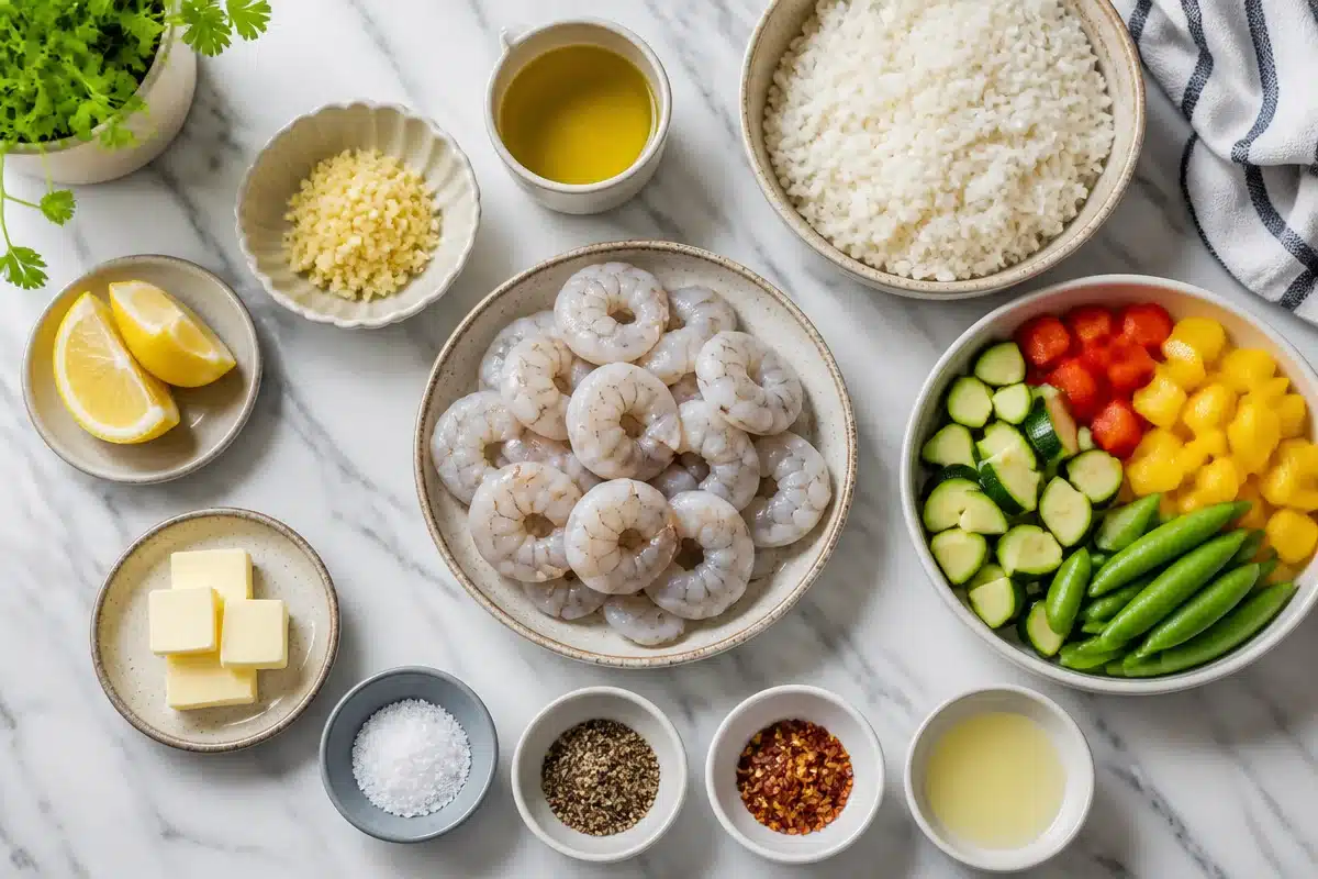 Garlic Butter Shrimp Stir Fry