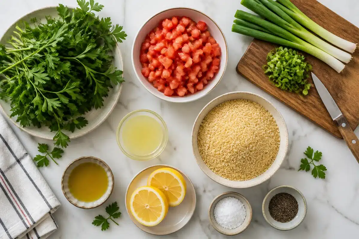 Taste the Freshness: Tabbouleh Lebanese Made Simple