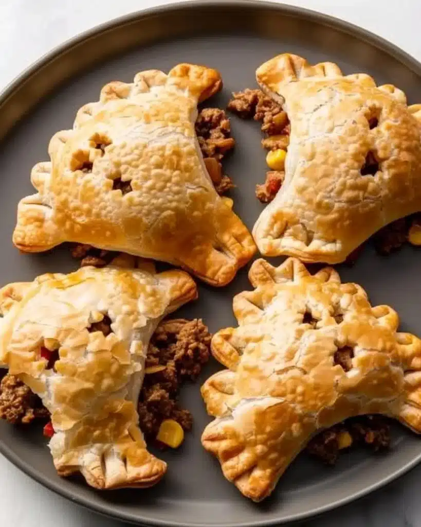 Delicious Ghost Taco Hand Pies perfect for Halloween celebrations