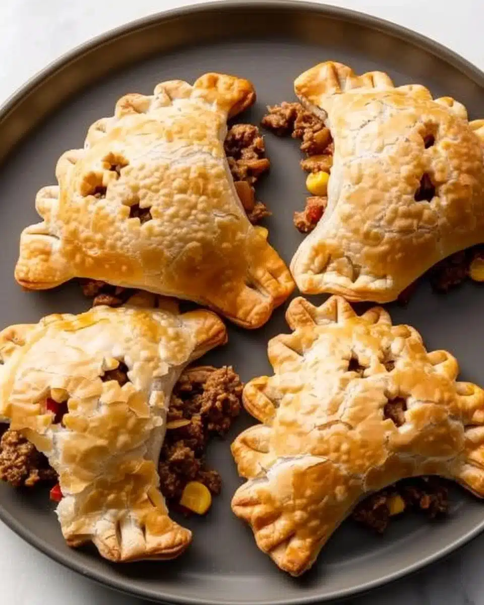 Delicious Ghost Taco Hand Pies perfect for Halloween celebrations