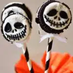 Jack Skellington themed Oreo Pops for Halloween treats